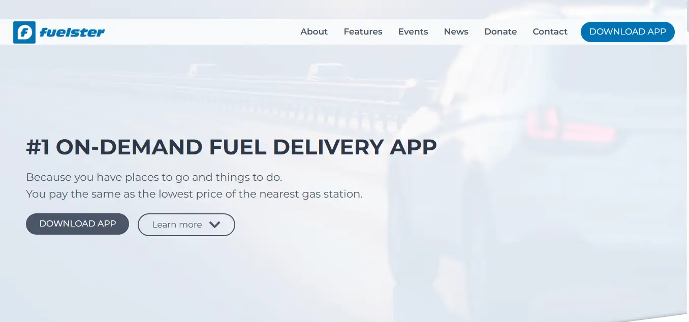 Fuelster Fuel Delivery App
