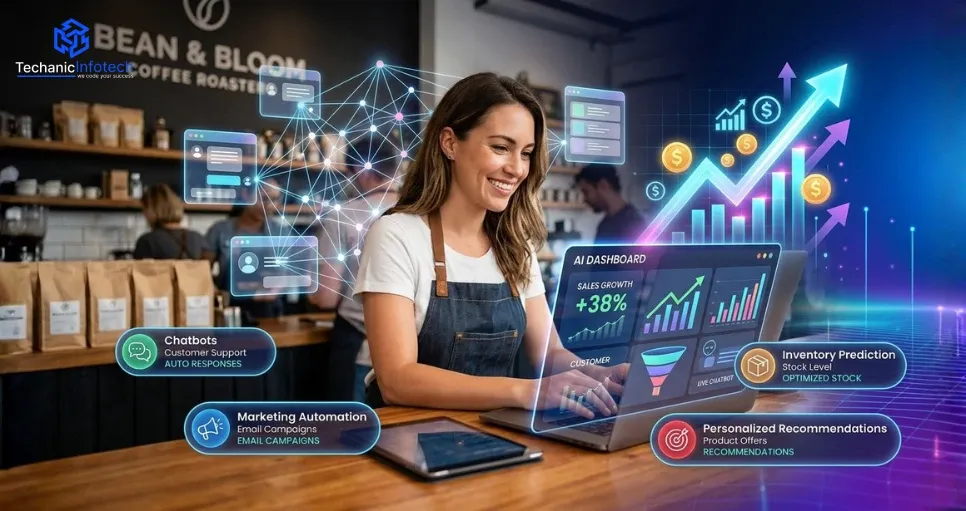 AI for Small Businesses in 2026: Benefits, Use Cases & Growth Strategies