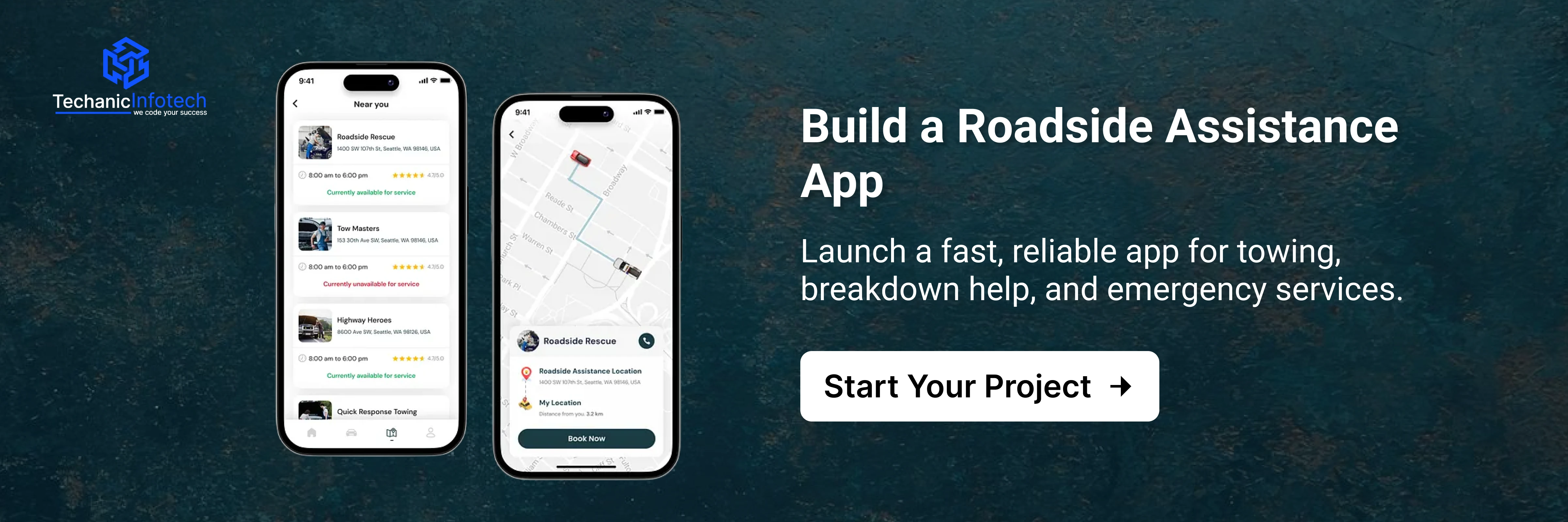 Build a Roadside Assistance App CTA