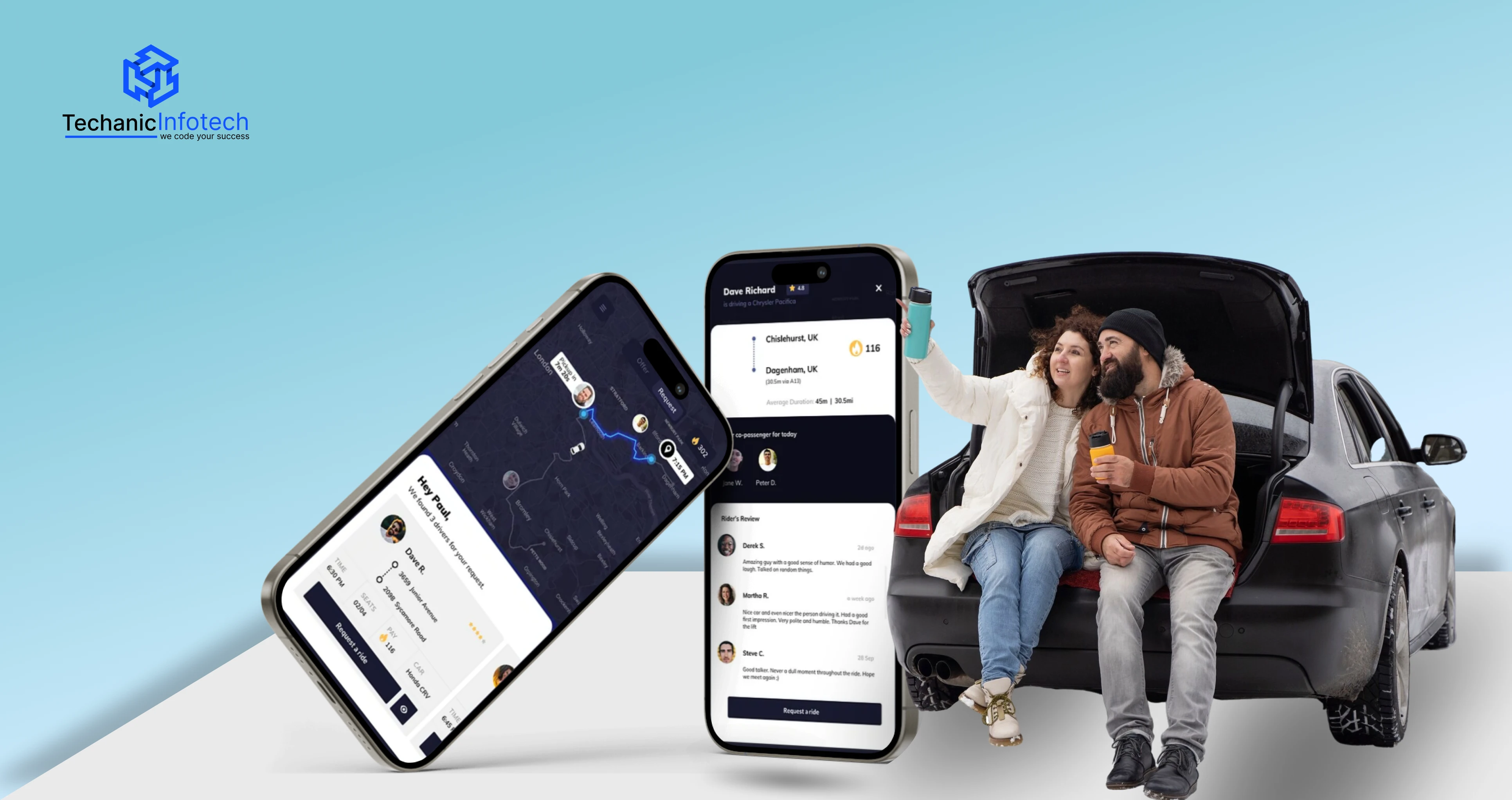 Carpooling App Development Guide: Features, Cost & Step-by-Step Process