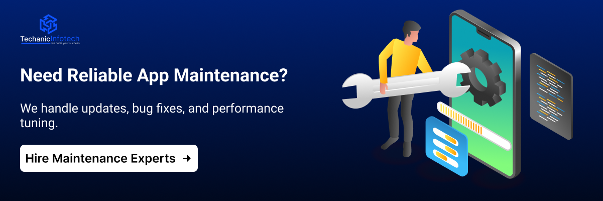 Mobile App Maintenance Services CTA