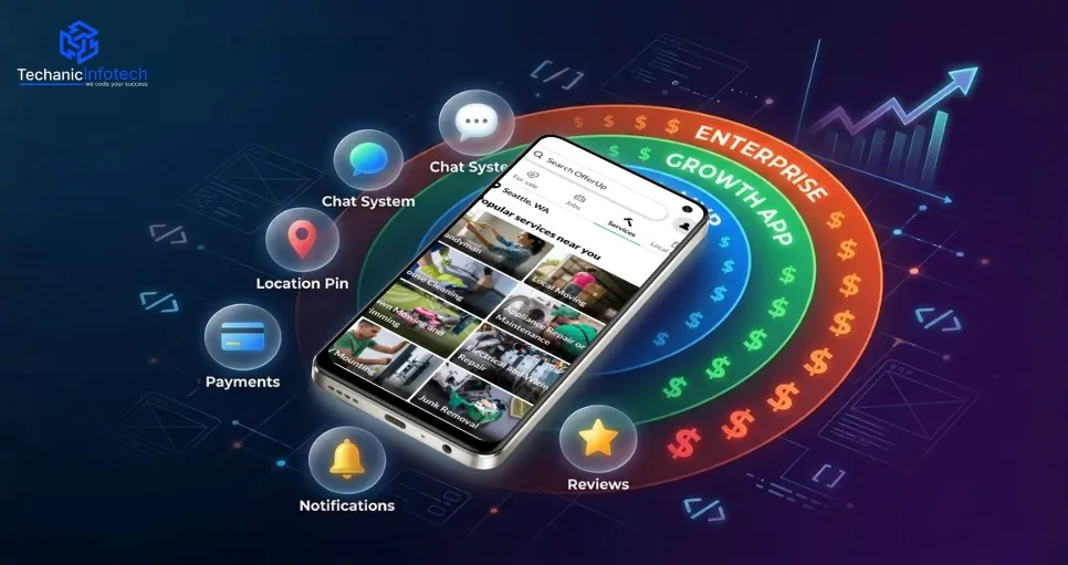 Cost to Build an App Like OfferUp: Guide for 2026