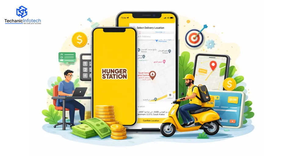 Cost to Build a food delivery App Like HungerStation