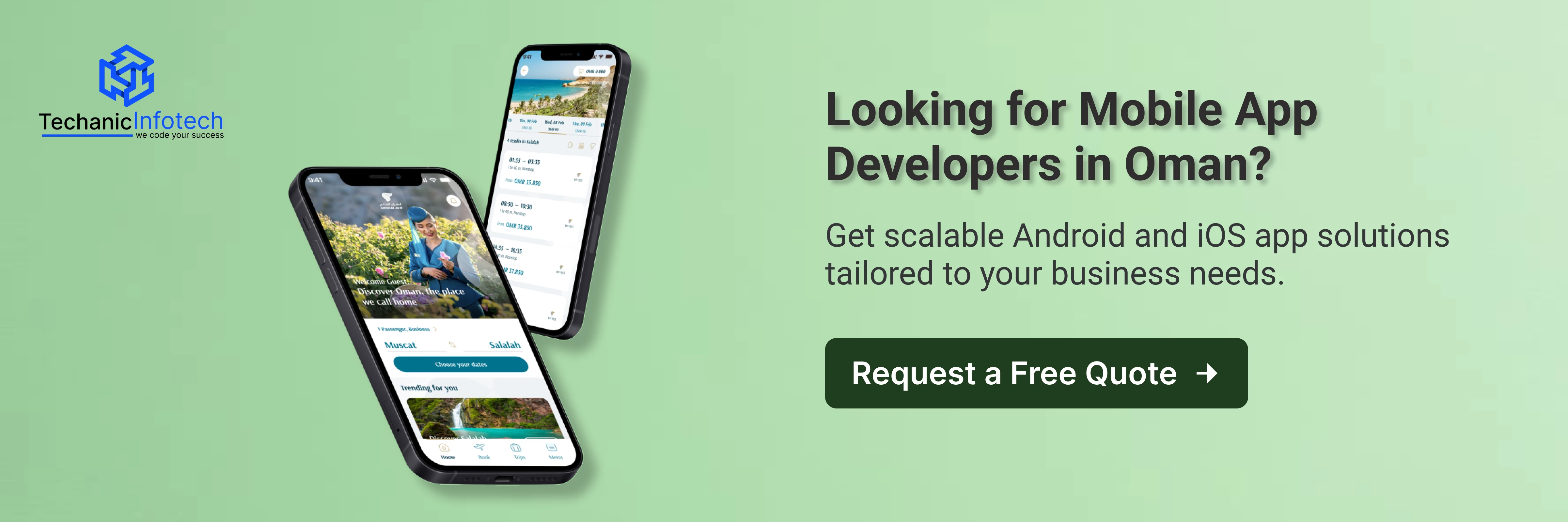 Mobile App Development Company in Oman CTA