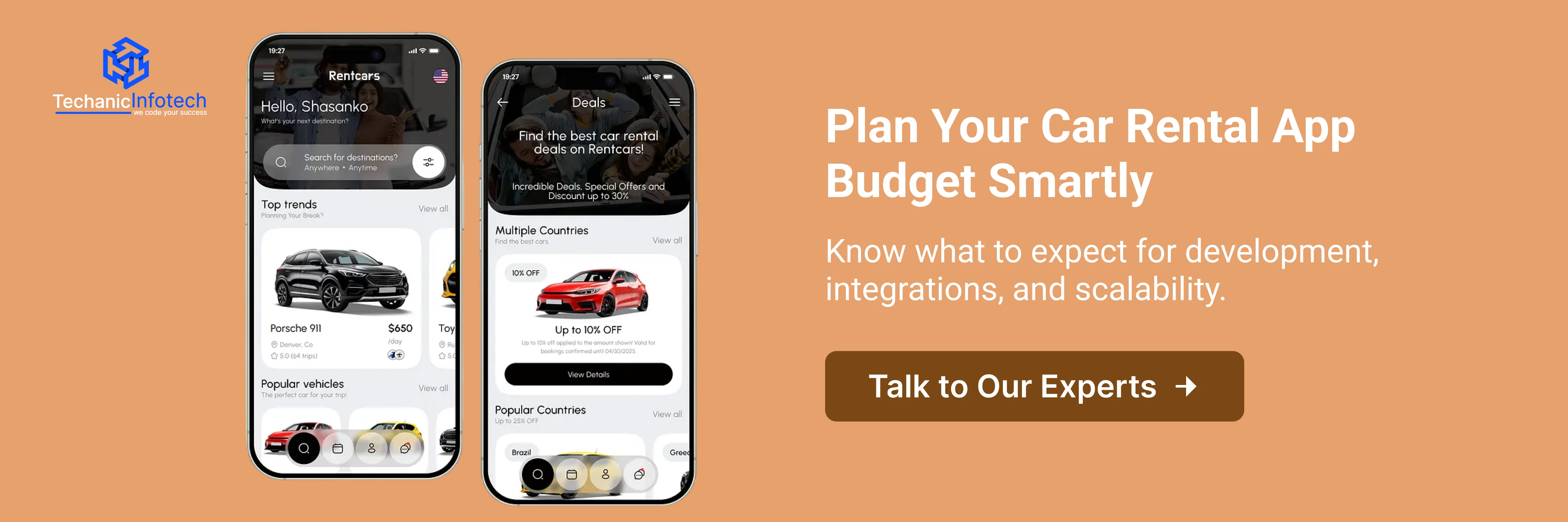 Car Rental App Development CTA