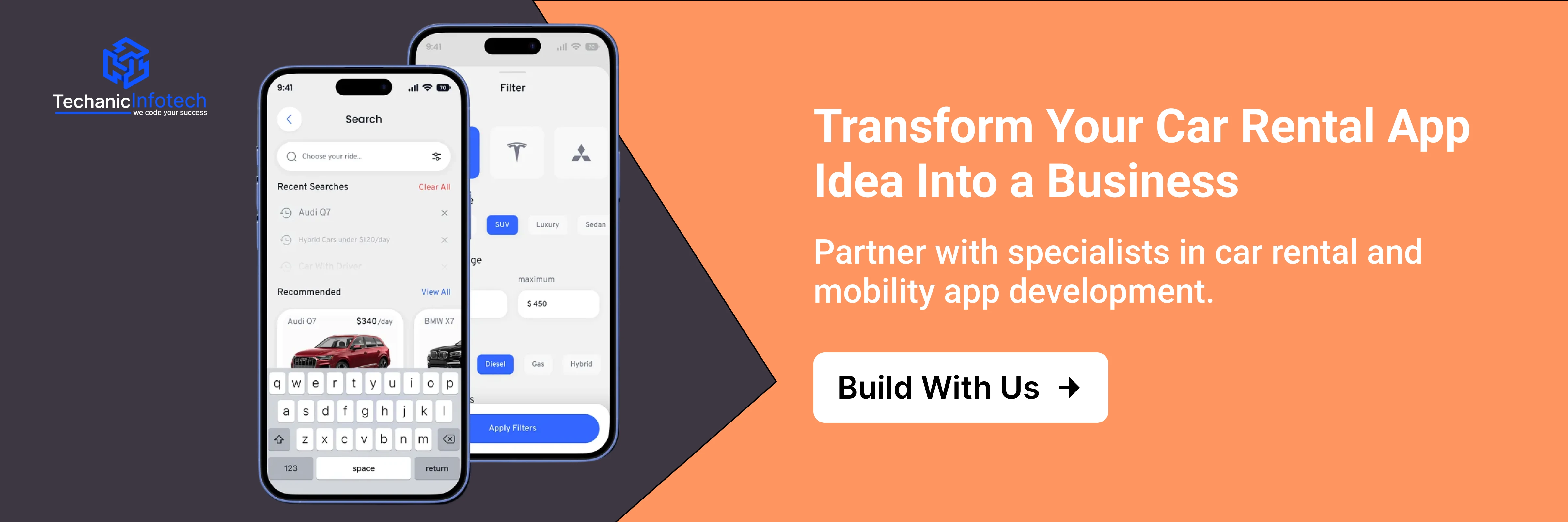 Car Rental App Development CTA