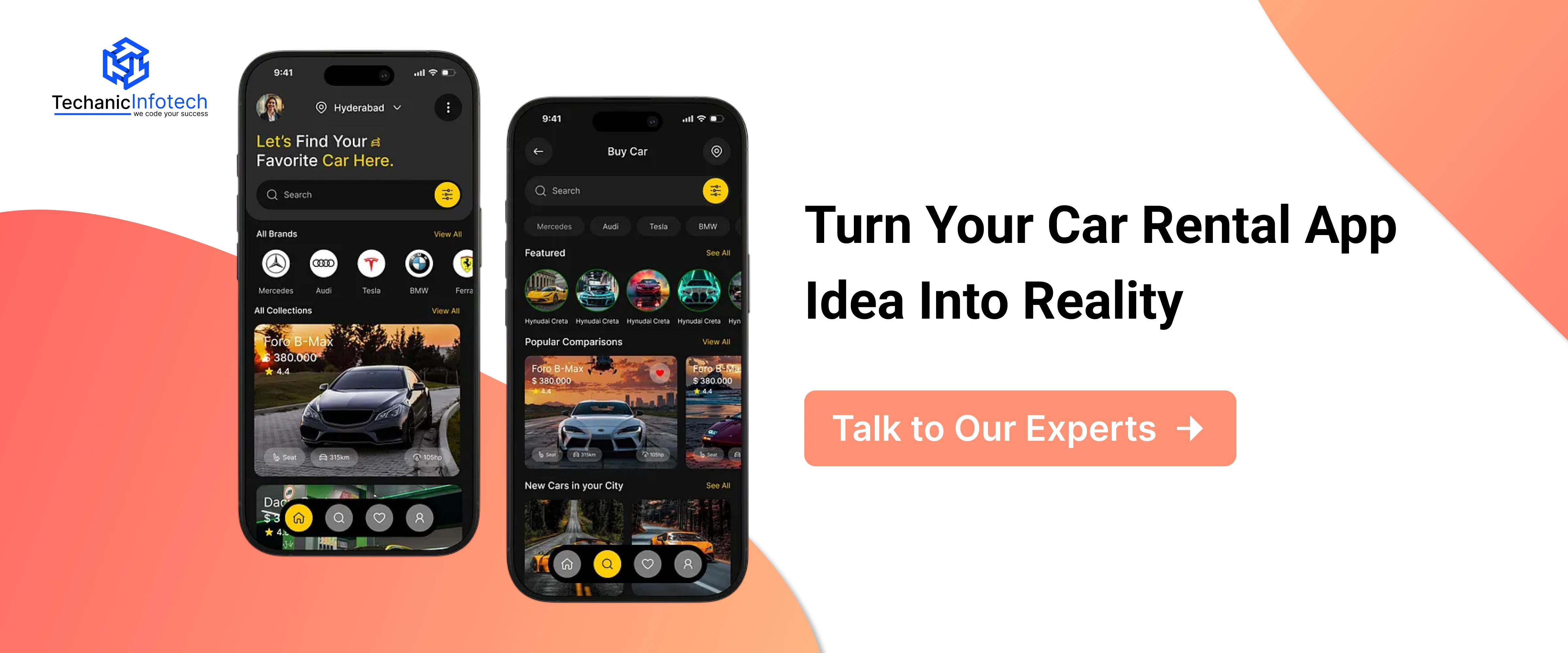 Car Rental App Development Services CTA