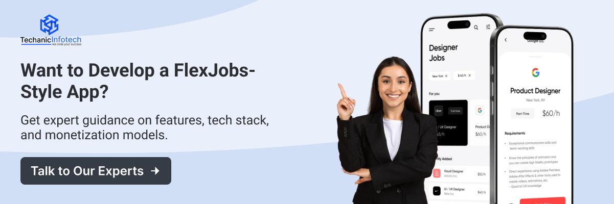 Build a Flexjobs Clone App CTA